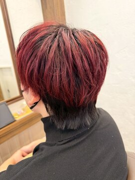 アミリー ひたち野うしく店(Amily) ハイライトバレイヤージュダブルカラーケアブリーチ20代30代