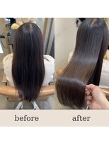 ソア 武蔵小杉(SOAR)&nbsp;前髪アンブレラカラーでピンクベージュにイメチェン