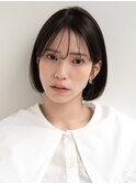 イメチェン/前髪カット/ボブ/縮毛矯正/韓国風/イルミナカラー
