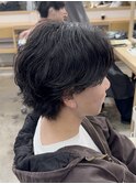 サーフパーマニュアンスパーマフェザーパーマルーズショート渋谷