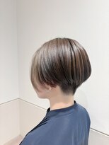 ルーファス 恵比寿南(Ruufus)&nbsp;40.50.60代/白髪ぼかしハイライト/ショートボブ2604