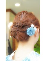 ネス(NESS) 【浴衣ヘアセットアップ】大人っぽい浴衣のセット313