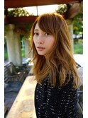 大人可愛いゆるカールロング