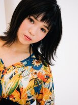 クアトログランシュ ひたちなか店(QUATRO×GranCieux)&nbsp;大人ミディアム×切りっぱなし外はね