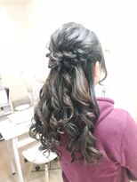 ロカット サロン(Roquat Salon)&nbsp;ふわロングハーフアップアレンジ【ヘアアレンジ/立川/浴衣/袴】