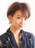 大人かわいいマニッシュショート