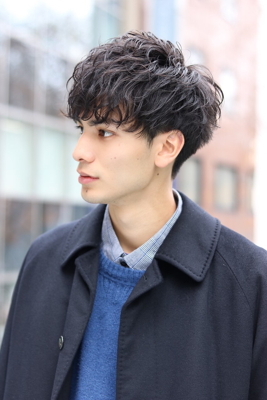 フロントバウンドマッシュ☆ソフトツーブラックフェザーマッシュ