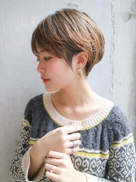 ダヴィン 中目黒(DaVin) 【DaVin中目黒】マニッシュショート ことりベージュ