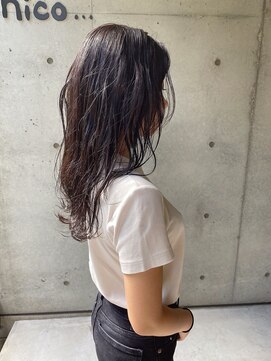 ヘア ラボ ニコ 藤沢店(hair Labo nico...) 透明感ブラウン　nico中川