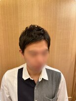 ヒロギンザプレミアムバーバースパ パレスホテル店(HIRO GINZA)&nbsp;アップバング×刈り上げ/丸の内/理容室