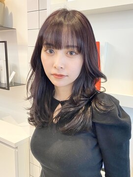 エイトヘアー(8 HAIR) ハッシュカット×グレープバーガンディ