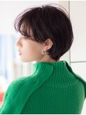 ショートボブ20代30代40代大人可愛い暗髪うる艶髪青山表参道
