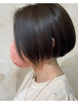 ヘアーリゾートガーデン 南林間店(Hair Resort Garden) ネビージュで透明感ボブ/エフラージュカット