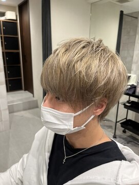 ルルディ バイ アフロディーテ銀座(luludi by APHRODITE) サーフカール/ブルーブラック/フェザーパーマ/銀座