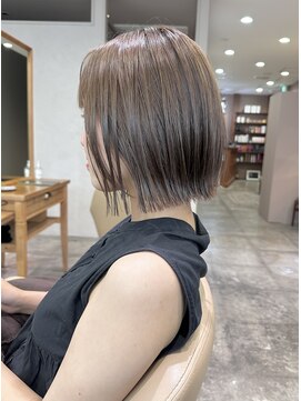 インビテーション 名古屋(invitation) ◎切りっぱなしボブ/ラベンダーアッシュ