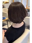 上品なショートボブスタイル