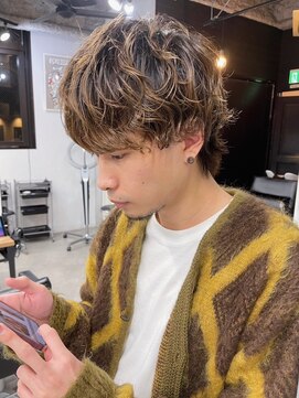 キラ 原宿(KILLA) メンズ/ツイストスパイラル/波巻きパーマ/無造作パーマ