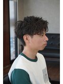 お客様ヘア【センターパートマッシュ】