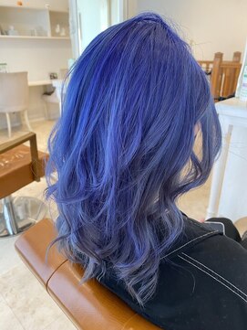 ヘアーサロン リアン 熊谷2号店(hair salon Rien) ブルーグラデーション