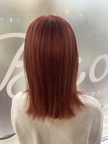 ヘアースペースブルーム ヒーロー 園田店(HAIR SPACE BLOOM hero) 【園田/ケアブリーチ】オレンジカラー