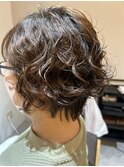 ショートパーマb