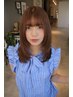 【うねり対策】前髪顔周り縮毛矯正＋前髪顔周りカット ￥10450