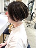 大人ハンサムショート/ツーブロック/ハイライト/30代40代50