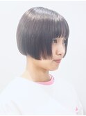 【松戸 藤原】ぱつっとショートボブ大人かわいい
