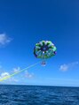 カナエルドットヘア(kanaeru.hair) パラセーリング。青い空と青い海が絶景！