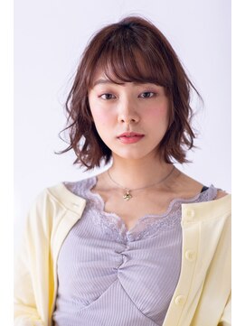 スノードロップ 高円寺店(Snowdrop) 黒髪/ボブルフ/ネビージュ/小顔/ワンレン/高円寺/髪質改善/前髪