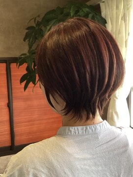 ミロクヘア ハイライトショート