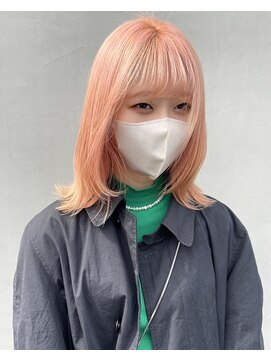 イェッカ パビル(YECCA pabil) サーモンピンク（ブリーチ１回）