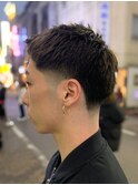 スパイキーショート/スペインカール<理容室>[メンズ/床屋/神田]