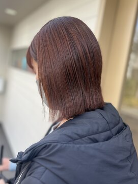 シアアルン 新小岩店(SHEER alun) オレンジボブ