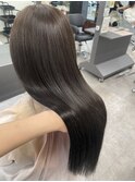 オリーブベージュオイルカラー高知美容院