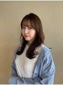 韓国スタイル/ナチュラルくびれヘア_くびれ巻き_レイヤーカット
