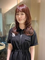 マイル 渋谷(mile)&nbsp;ブリーチなしレッドブラウン×レイヤーカット