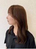ブリーチなしオレンジブラウン