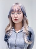 ロングくびれヘア美髪韓国ヘア顔周りレイヤー_ba548021