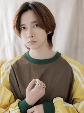 カバーヘア ブリス 大宮西口(COVER HAIR bliss) センターパートウルフマッシュショートc7大宮