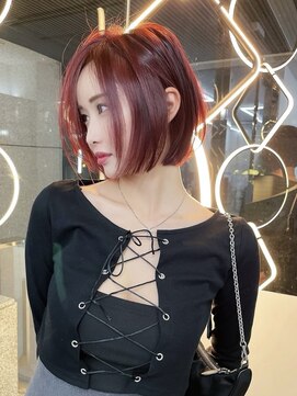 ラキング ギンザ トウキョウ(LAKING GINZA) くびれヘア/アプリコットオレンジ/夏/ハイライトカラー[銀座駅]