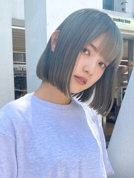 テクネ 天神大名(techne) 天神大名今泉タッセルボブ小顔くびれボブ前髪カット韓国レイヤー