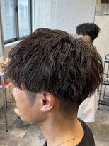 ハッシュタグネイビー 仙台駅前店(#NAVY) ツイストスパイラル仙台美容室波巻きシャドウパーマサーフカール