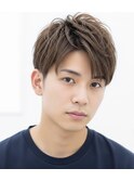▼アップバング/メンズカット/ツーブロック/ビジネスマン