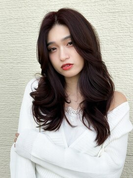 チェリーレッド/バーガンディ/ハイレイヤーウルフ/冬カラー