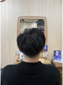 ツーブロックショート