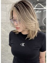 サロウィン 那覇店(SALOWIN)&nbsp;ブロンドバレイヤージュカラー