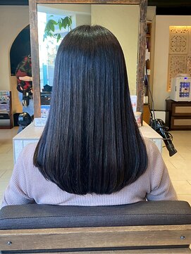 ヘアリゾート粋 ティガ 池袋店(tiga) 艶髪/ストレート/髪質改善/質感再生カラー
