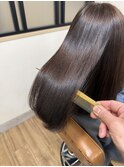 カット＋縮毛矯正★触れたくなるシルクのような艶とまとまり