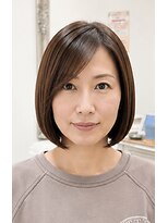 ヘアアトリエ ナイン 岡部店(hair atelier nine)&nbsp;ダークパープル/ナチュラルショート/ミルクブラウン/夏/福島市